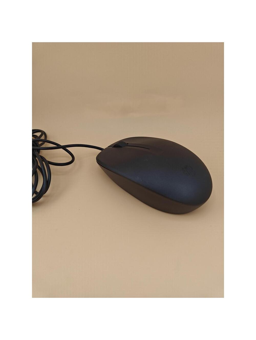 HP Wired USB Desktop Mouse M27537-001 Optical Plug Play PC Laptop Comfort Black